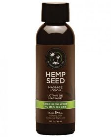 Earthly Body Hemp Seed Massage Lotion Naked In The Woods 2oz