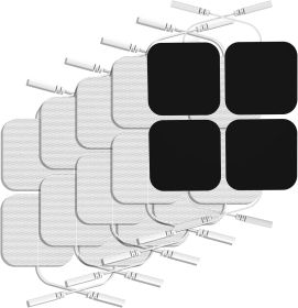 TENS Unit Replacement Pads, NURSAL Reusable TENS Electrode Pads 2x2 20pcs with Upgraded Self-Stick Performance for Electrotherapy