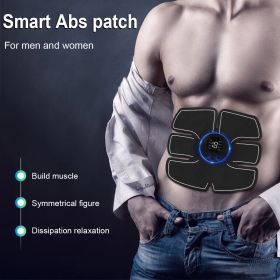 Electric Muscle Toner Machine Rechargeable ABS Trainer Fat Burner Belly Shaper Muscle -Portable Toner - Trainer Workout Equipment For Men Woman Abdome